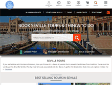 Tablet Screenshot of local-seville-tours.com